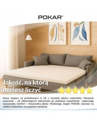 Materac nawierzchniowy nakładka H3 140x200x5cm