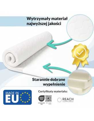 Materac nawierzchniowy nakładka H3 80x200x5cm