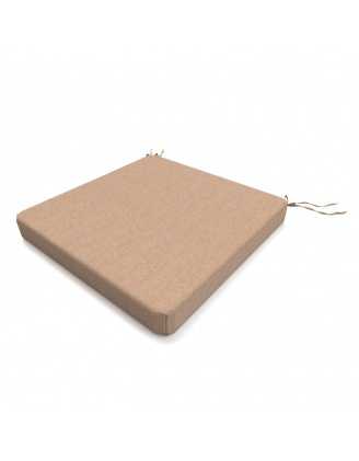 Poduszka na ławkę ogrodową, huśtawkę, poduszka ogrodowa, 40x40x5cm, Beż