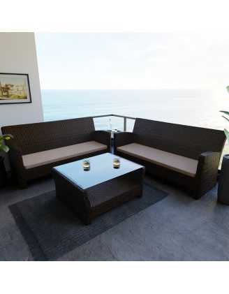 Poduszka na ławkę ogrodową, huśtawkę, poduszka ogrodowa, 160x40x5cm, Beż