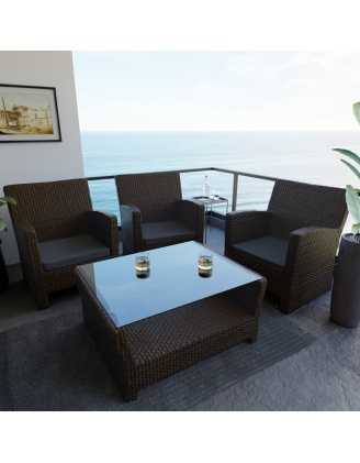 Poduszka na ławkę ogrodową, huśtawkę, poduszka ogrodowa, 40x40x5cm, Antracyt