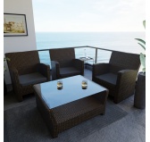 Poduszka na ławkę ogrodową, huśtawkę, poduszka ogrodowa, 50x50x5cm, Antracyt