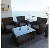 Poduszka na ławkę ogrodową, huśtawkę, poduszka ogrodowa, 50x50x5cm, Szary