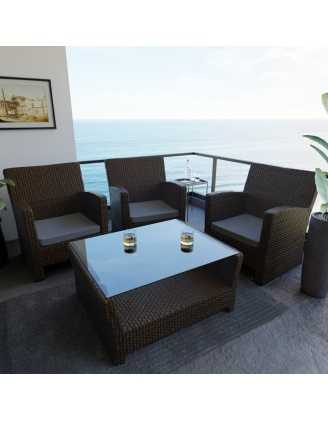 Poduszka na ławkę ogrodową, huśtawkę, poduszka ogrodowa, 60x60x5cm, Szary