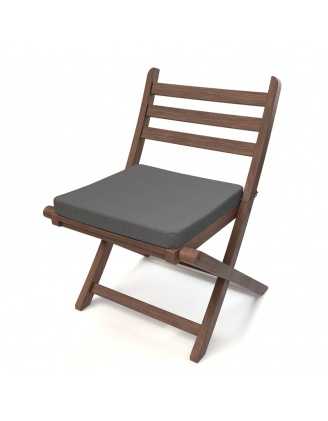 Poduszka na ławkę ogrodową, huśtawkę, poduszka ogrodowa, 70x70x5cm, Szary