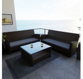 Poduszka na ławkę ogrodową, huśtawkę, poduszka ogrodowa, 140x40x5cm, Szary