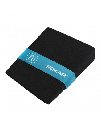 Poduszka klinowa do spania i siedzenia | Idealna na refluks | 65x68x16 cm | Czarny