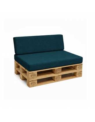 Zestaw 2 poduszek ogrodowych 120x80 + 120x40 Morski