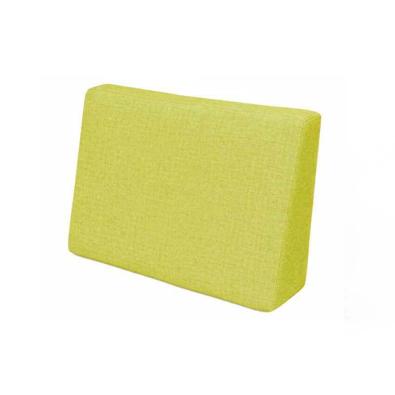 Poduszka ogrodowa na palety boczna 60x40x20/10 cm, Limonka