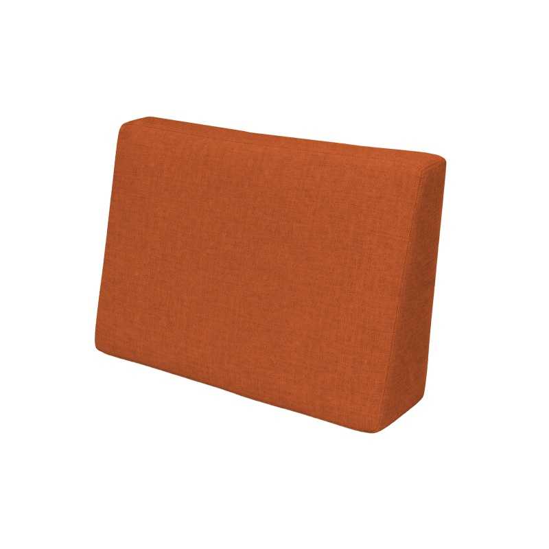 Poduszka ogrodowa na palety boczna 60x40x20/10 cm, Pomarańczowy Poduszka ogrodowa na palety boczna 60x40x20/10 cm, Pomarańczowy