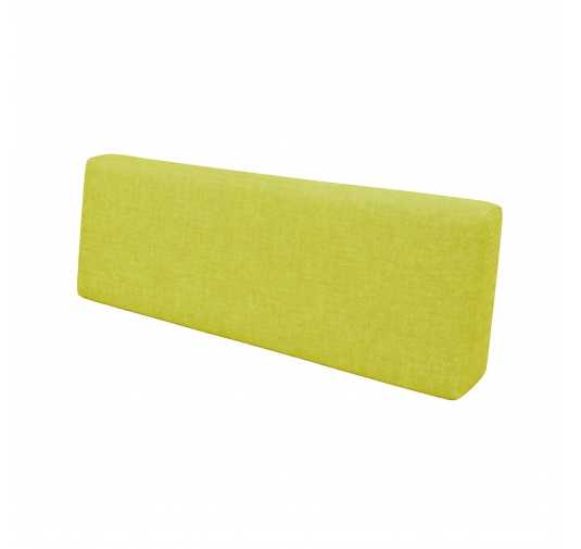 Poduszka ogrodowa na palety oparciowa 120x40x20/10 cm, Limonka