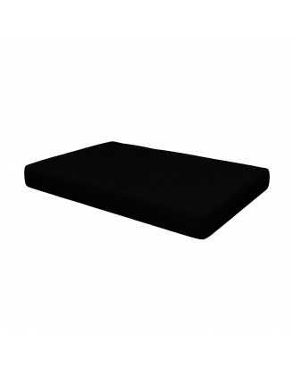 Poduszka ogrodowa siedziskowa 120x80x15 Czarny