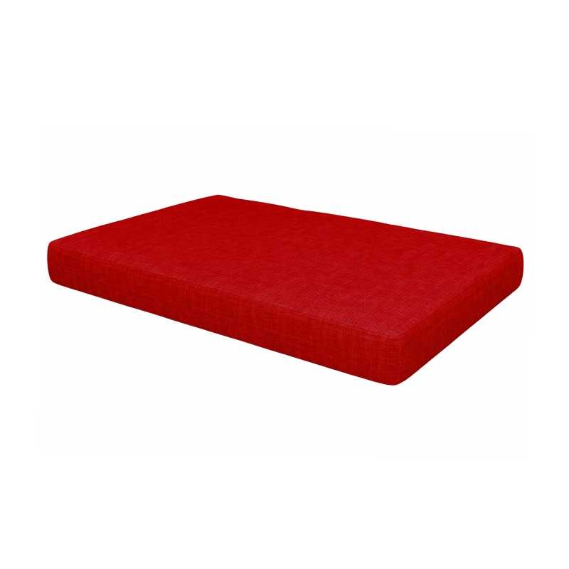Poduszka ogrodowa na palety siedzisko 120x80x15 cm, Czerwony Poduszka ogrodowa na palety siedzisko 120x80x15 cm, Czerwony
