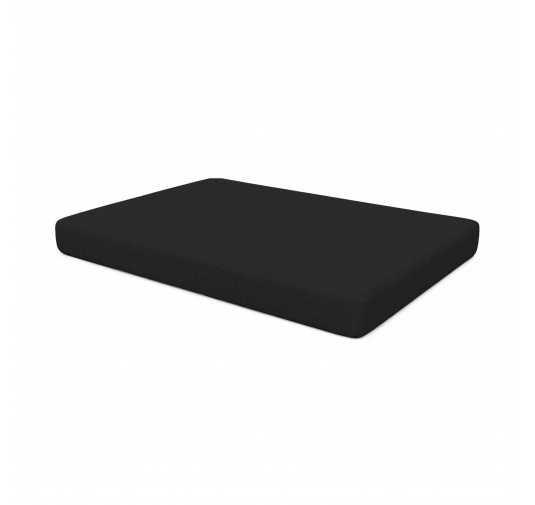 Poduszka ogrodowa wodoodporna siedziskowa 120x80x15 Czarny
