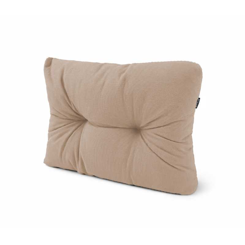 Poduszka ogrodowa pikowana boczna 60x40x15 Beż Poduszka ogrodowa pikowana boczna 60x40x15 Beż
