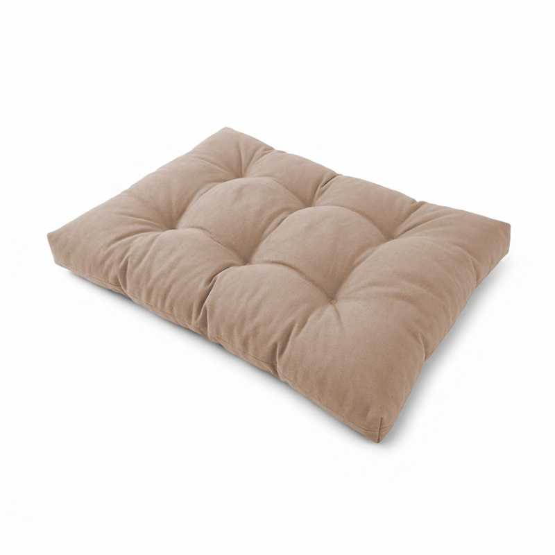 Poduszka ogrodowa pikowana siedziskowa 120x80x15 Beż