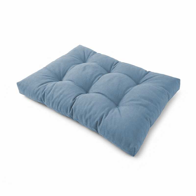 Poduszka ogrodowa pikowana siedziskowa 120x80x15 Niebieski Poduszka ogrodowa pikowana siedziskowa 120x80x15 Niebieski