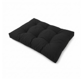 Poduszka ogrodowa pikowana siedziskowa 120x80x15 Czarny Poduszka ogrodowa pikowana siedziskowa 120x80x15 Czarny