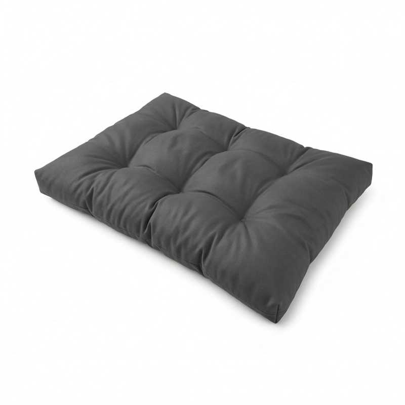 Poduszka ogrodowa siedziskowa, wodoodporna, pikowana, 120x80, Antracyt Poduszka ogrodowa siedziskowa, wodoodporna, pikowana, 120x80, Antracyt