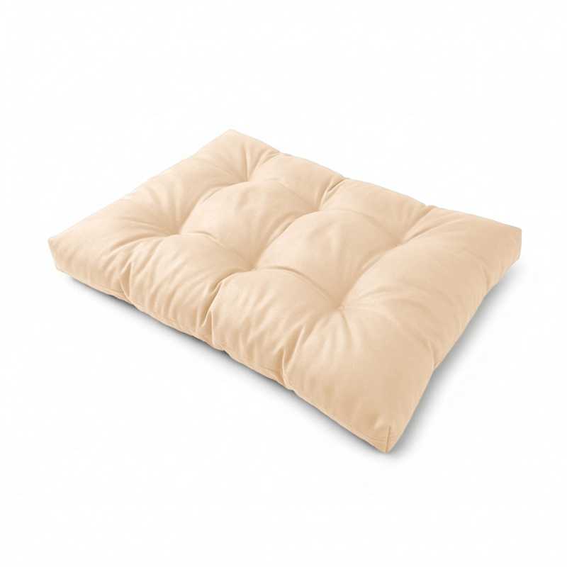 Poduszka ogrodowa siedziskowa, wodoodporna, pikowana, 120x80, Beżowy Poduszka ogrodowa siedziskowa, wodoodporna, pikowana, 120x80, Beżowy