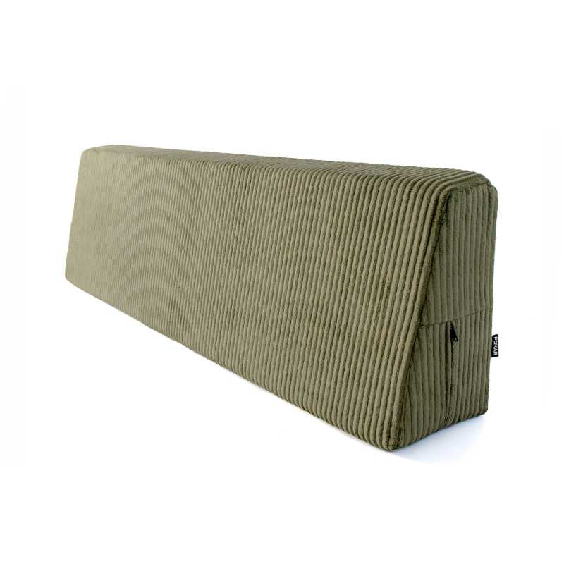 Poduszka oparciowa na palety | Sztruks | 120x40 cm | Kolor zielony