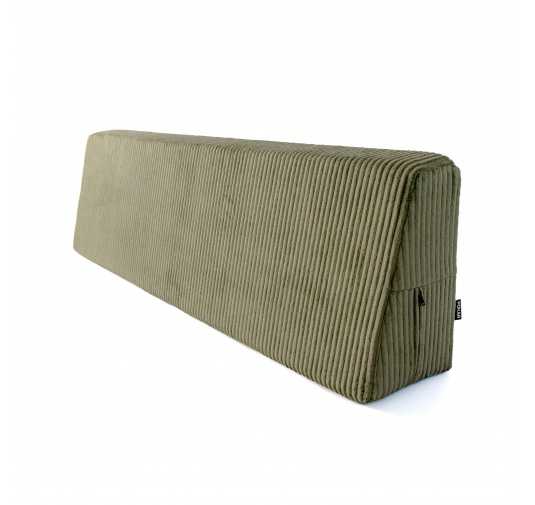 Poduszka oparciowa na palety | Sztruks | 120x40 cm | Kolor zielony