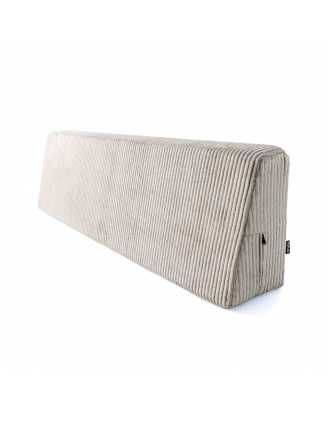 Poduszka oparciowa na palety | Sztruks | 120x40 cm | Kolor ciemny beż