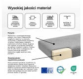 Poduszka boczna na palety | Sztruks | 60x40 cm | Kolor ciemny niebieski Poduszka boczna na palety | Sztruks | 60x40 cm | Kolor ciemny niebieski