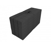Materac turystyczny składany 3 częściowy 140x195x15 Antracyt