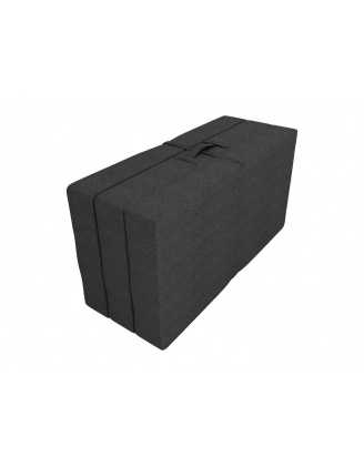 Materac turystyczny składany 3 częściowy 140x195x15 Antracyt