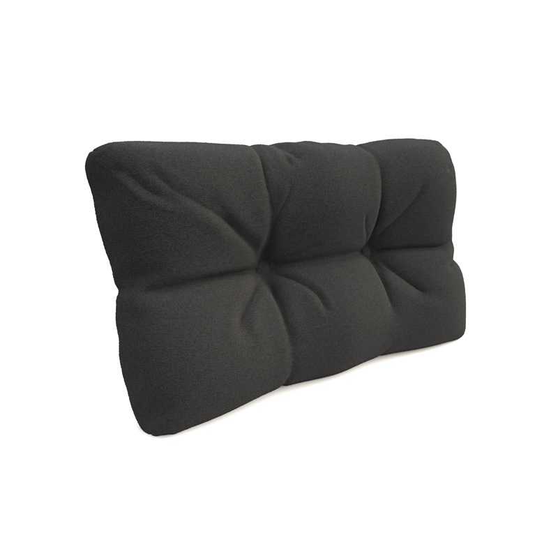 Poduszka ogrodowa pikowana boczna 60x40x12 Antracyt Poduszka ogrodowa pikowana boczna 60x40x12 Antracyt
