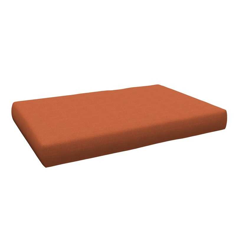 Poduszka ogrodowa na palety siedzisko 120x80x15 cm, Pomarańczowy Poduszka ogrodowa na palety siedzisko 120x80x15 cm, Pomarańczowy