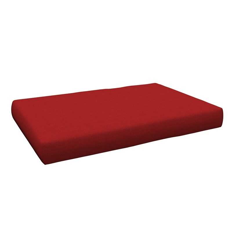 Poduszka ogrodowa na palety siedzisko 120x80x15 cm, Czerwony Poduszka ogrodowa na palety siedzisko 120x80x15 cm, Czerwony