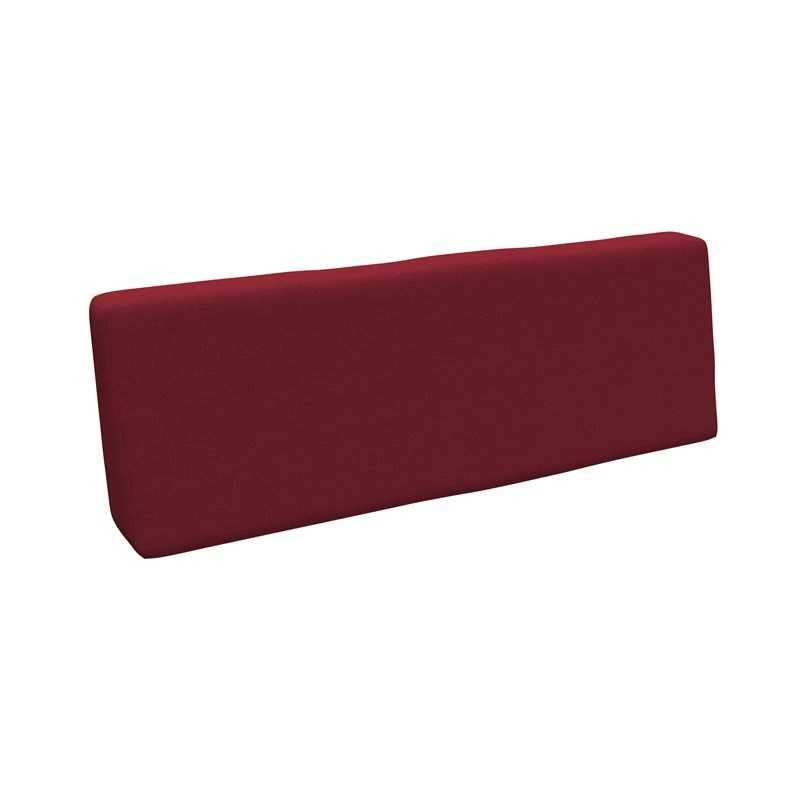 Poduszka ogrodowa na palety oparciowa 120x40x20/10 cm, Bordowy