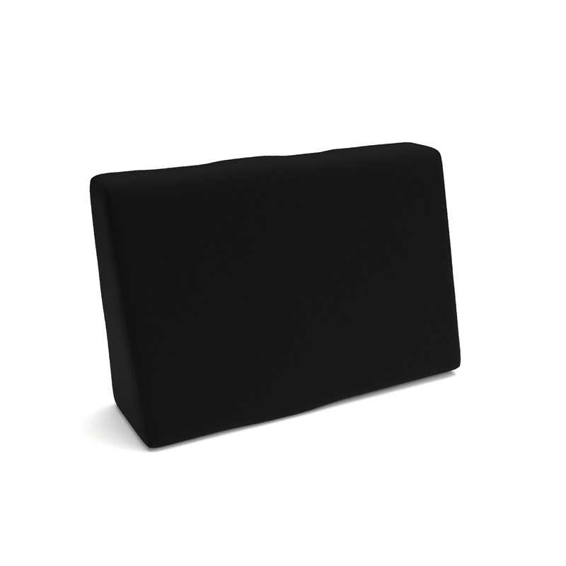 Poduszka ogrodowa wodoodporna boczna 60x40x20/10 Czarny Poduszka ogrodowa wodoodporna boczna 60x40x20/10 Czarny